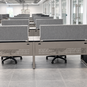 Educational Workstation Desks with Privacy Panels