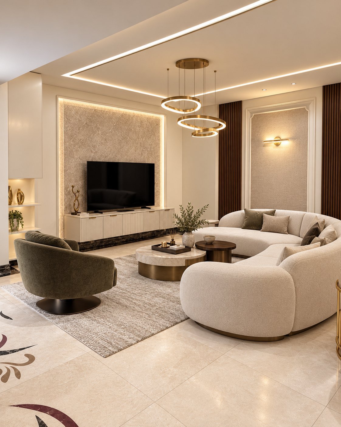 شقة سكنية بطابع دافئ فاخر من موبا