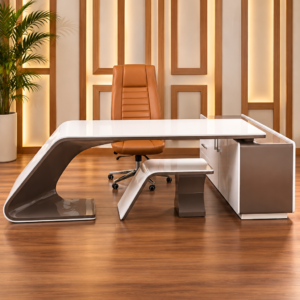 Modern Executive Office Desk by MOBA Furniture